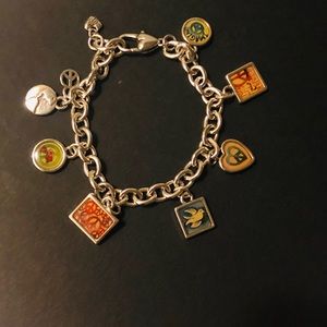 BRIGHTON BEATLES REVERSIBLE CHARM BRACELET
